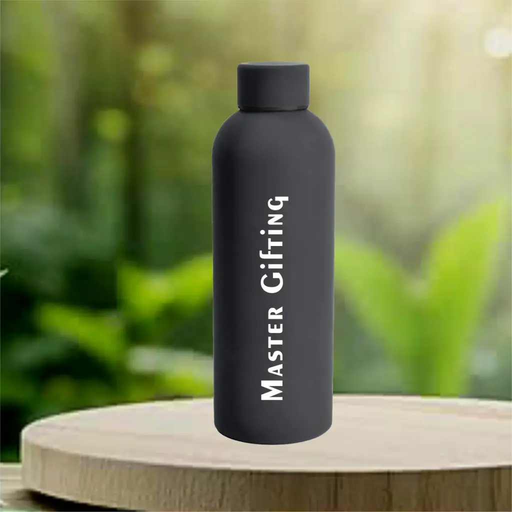 Rubber Finished Steel Bottle