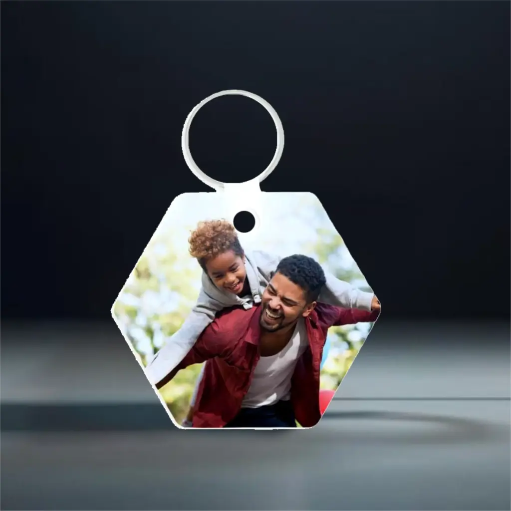Polygon Keychain